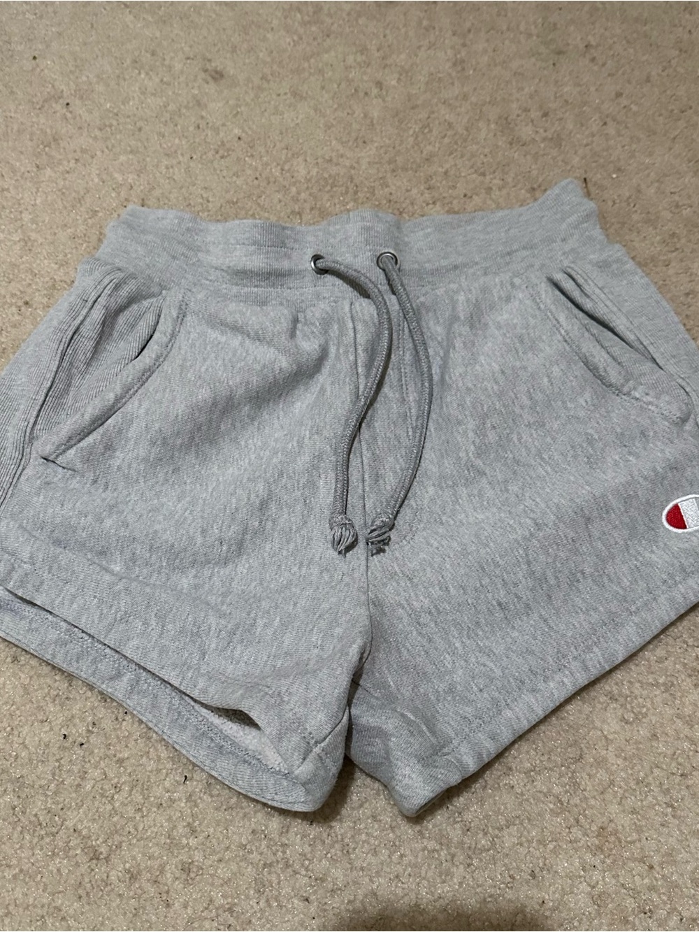 Champion Gray Women's Terry Shorts XS from urban outfitters